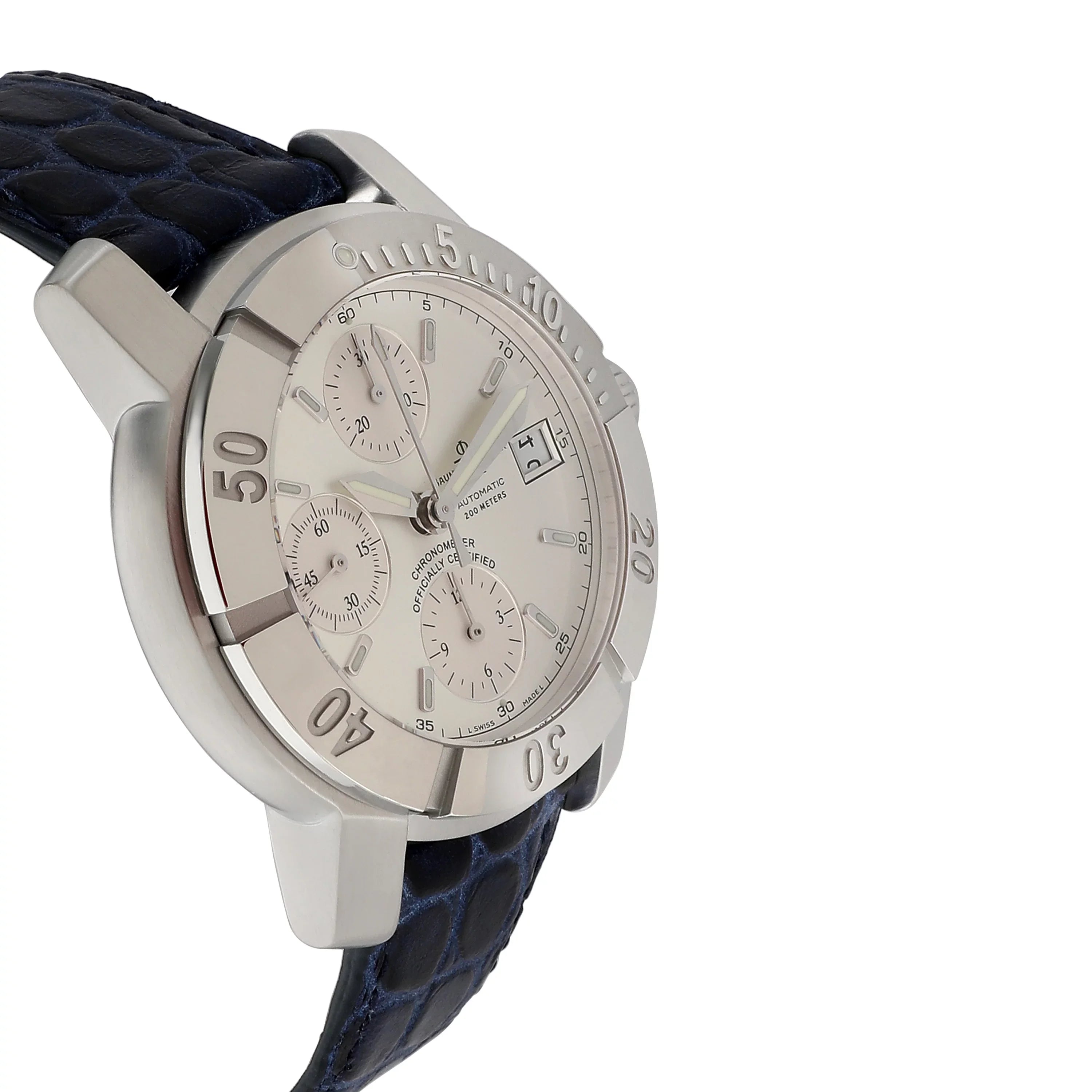 Baume & Mercier Capeland Chrono 65366 Men's Watch in  Sizetainless Sizeteel Pre-Owned