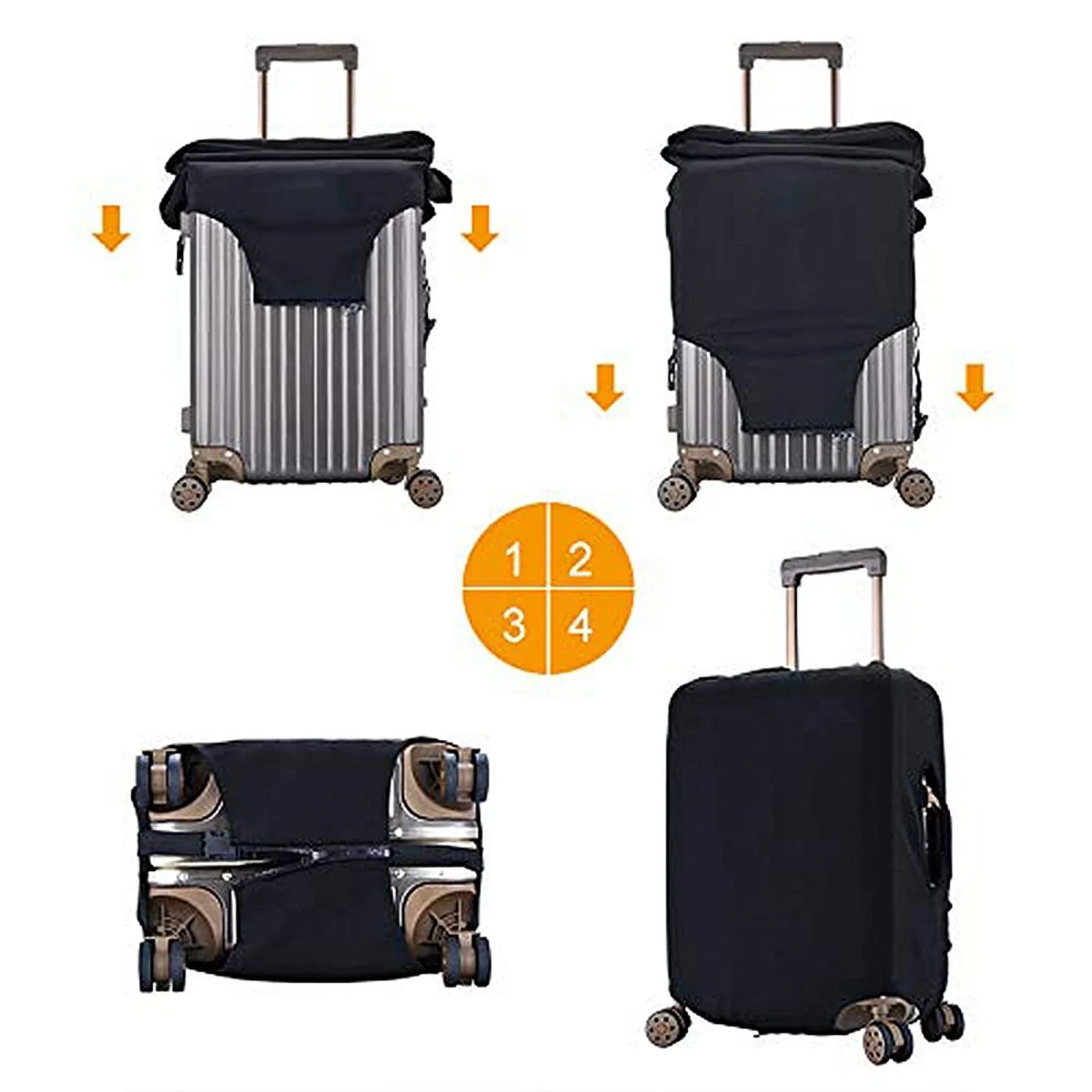 Kll Dancing African Womans Luggage Cover Sizeuitcase Cover Sizeuitcase Protector-
