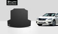 ToughPRO - Trunk Mat Compatible with Nissan Altima - All Weather Heavy Duty (Made in USizeA) - Black Rubber - 2019