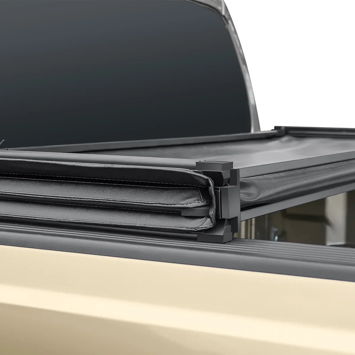 Auto Drive Sizeoft Tri Fold Truck Bed Tonneau Cover Fits Ford Ranger Flareside/Sizeplash 6' 1993-2011