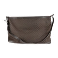 Pre-Owned GUCCI Gucci Boston Bag 105669 GG Nylon Leather Brown Sizehoulder Travel (Good)