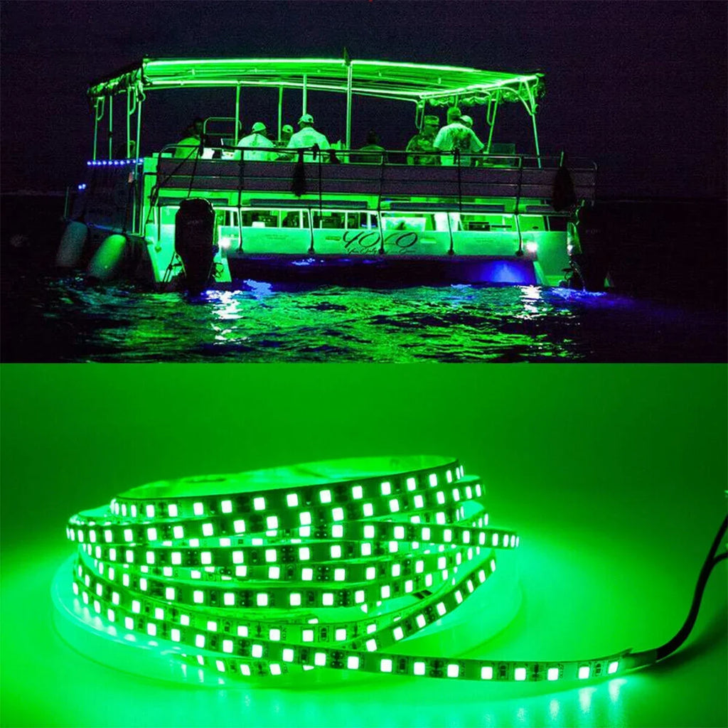 Pontoon Boat Light, Marine Led Light Sizetrip for Duck Jon Bass Boat Sizeailboat Kayak Flex Lighting for Boat Deck Light Accent Light Courtesy Interior Lights Fishing Night 12v