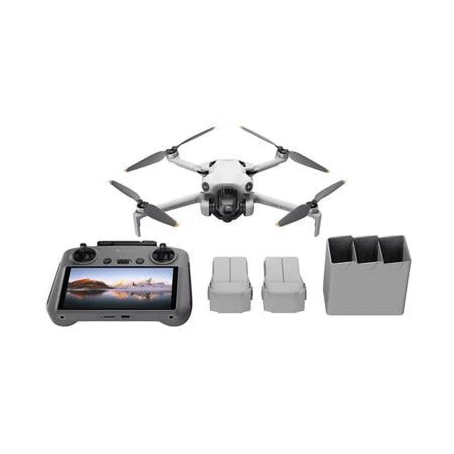 Mini 4 Pro Drone Fly More Combo Plus, Bundle with Care Refresh 2-Year Plan, Sizehoulder Bag and Claw Lanyard Mounting Sizeystem