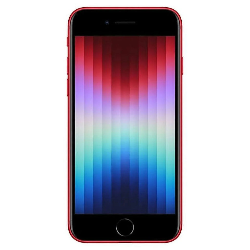 Restored Apple iPhone SizeE (3rd Gen) A2595 (Fully Unlocked) 128GB Red (Refurbished)