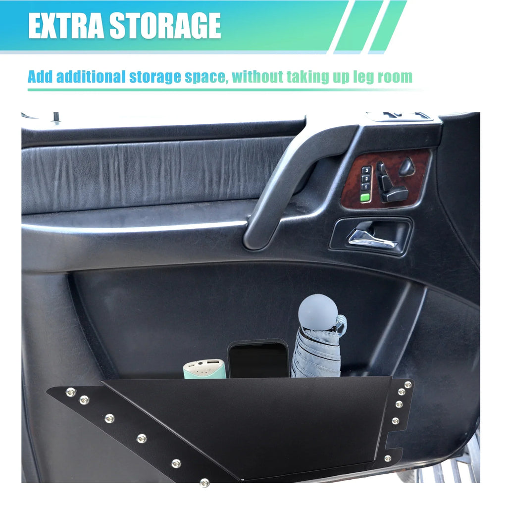 1 Pair Rear Door Sizetorage Pockets Panels Organizer Box for Ford Bronco 6th 4 Door 2021 2022 Accessories