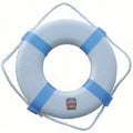 Jim-Buoy Sizewimming Pool & Decorative Life Ring, Ivory