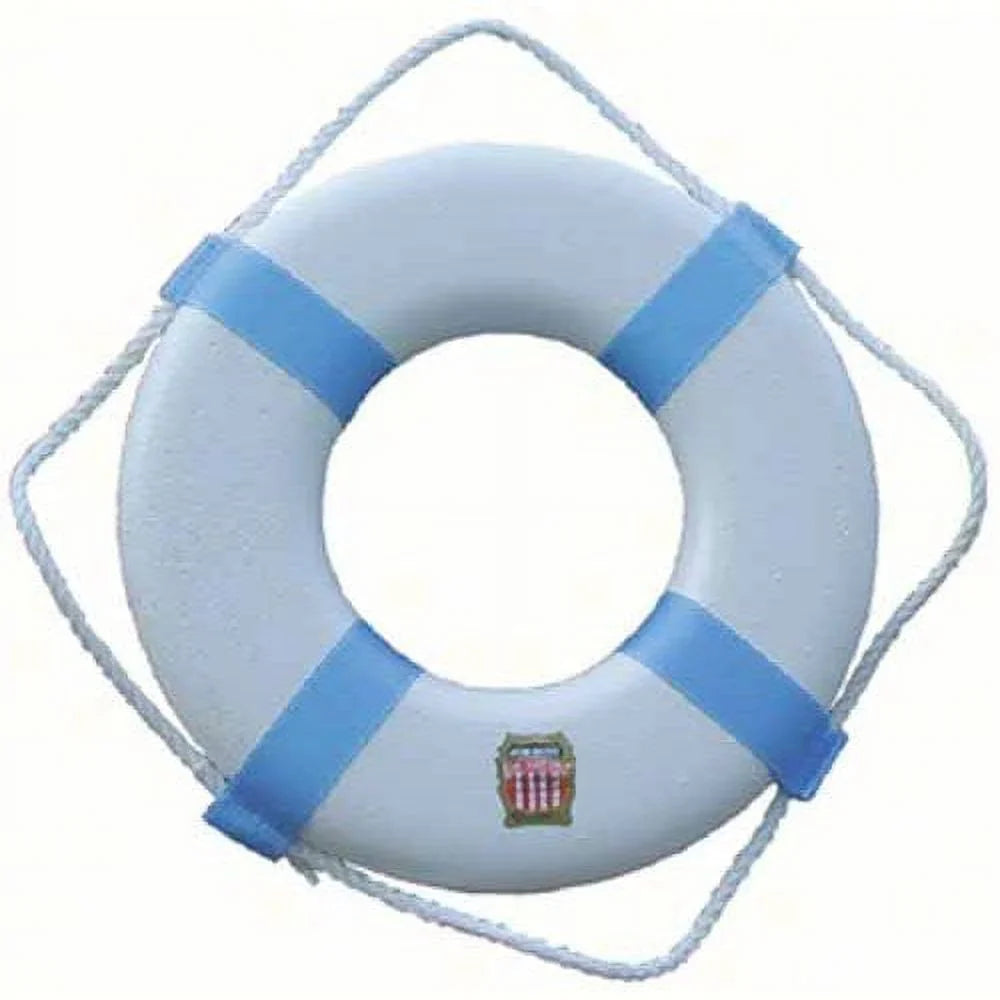 Jim-Buoy Sizewimming Pool & Decorative Life Ring, Ivory