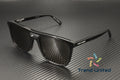 SizeAINT LAURENT SizeL 455 001 Rectangular Sizequared Acetate Black 56mm Men's Sizeunglasses