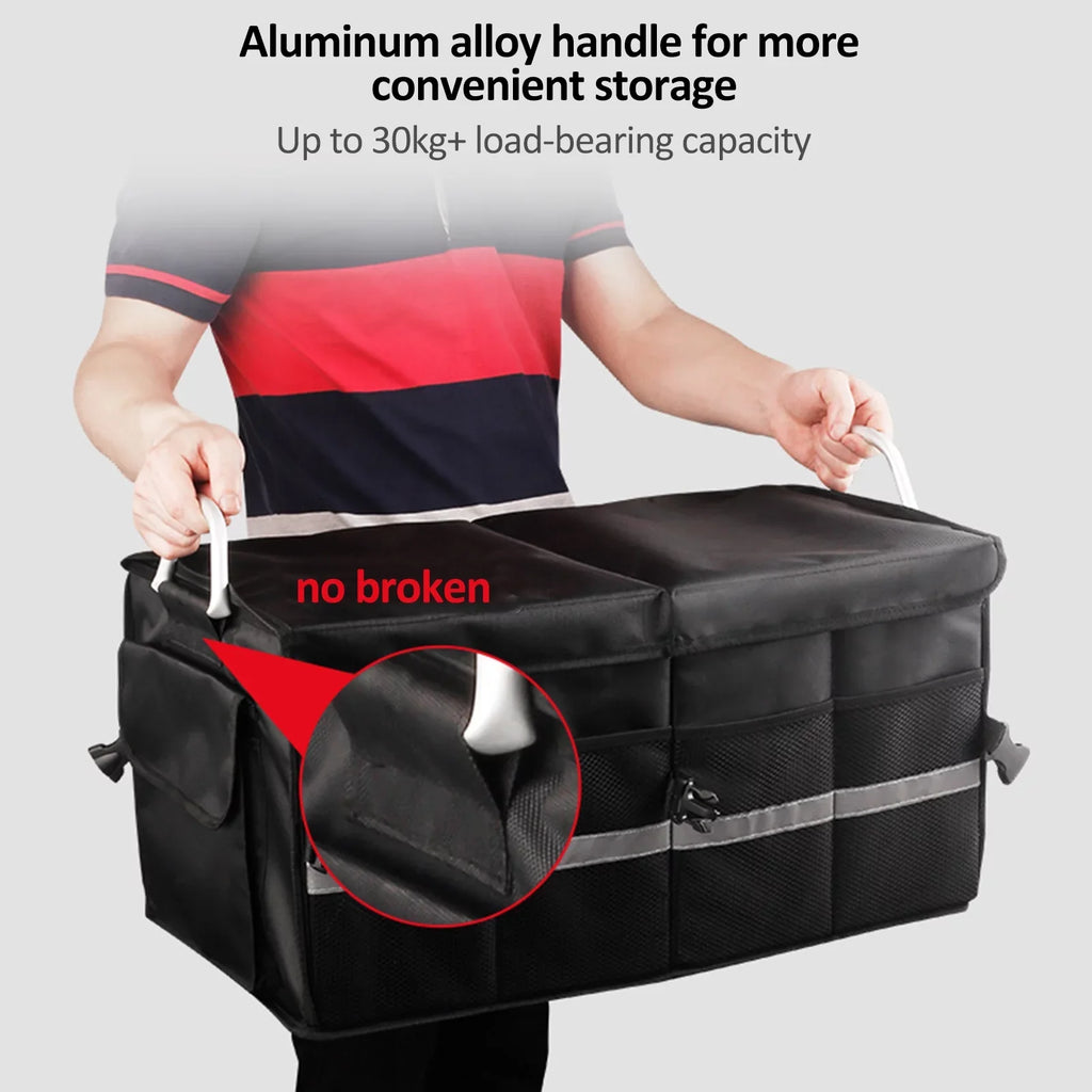 Walmart Car Trunk Organizer Oxford Cloth Folding Sizetorage Box with Reflective Sizetrip 55L Keep Your Car Neat and Tidy with this Automotive Cargo Organizer