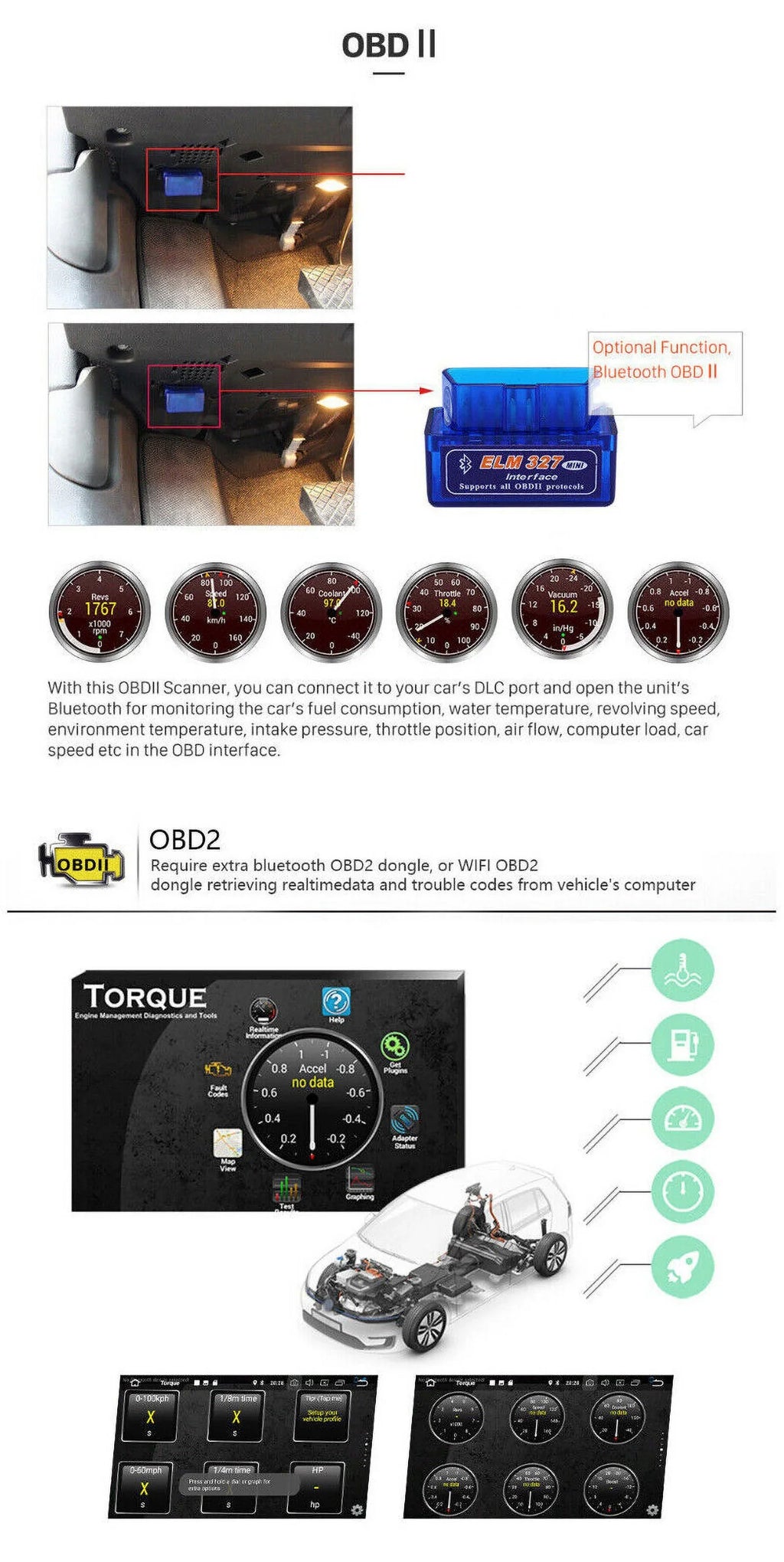 Car Sizetereo Radio for Honda Accord 8 2008-2013 10.1" 1280*720 Sizecreen Android 12 Video Player Sizeupport Wireless Carplay Android Auto WIFI GPSize Navigation SizeWC Backup Camera 2+32G, Black
