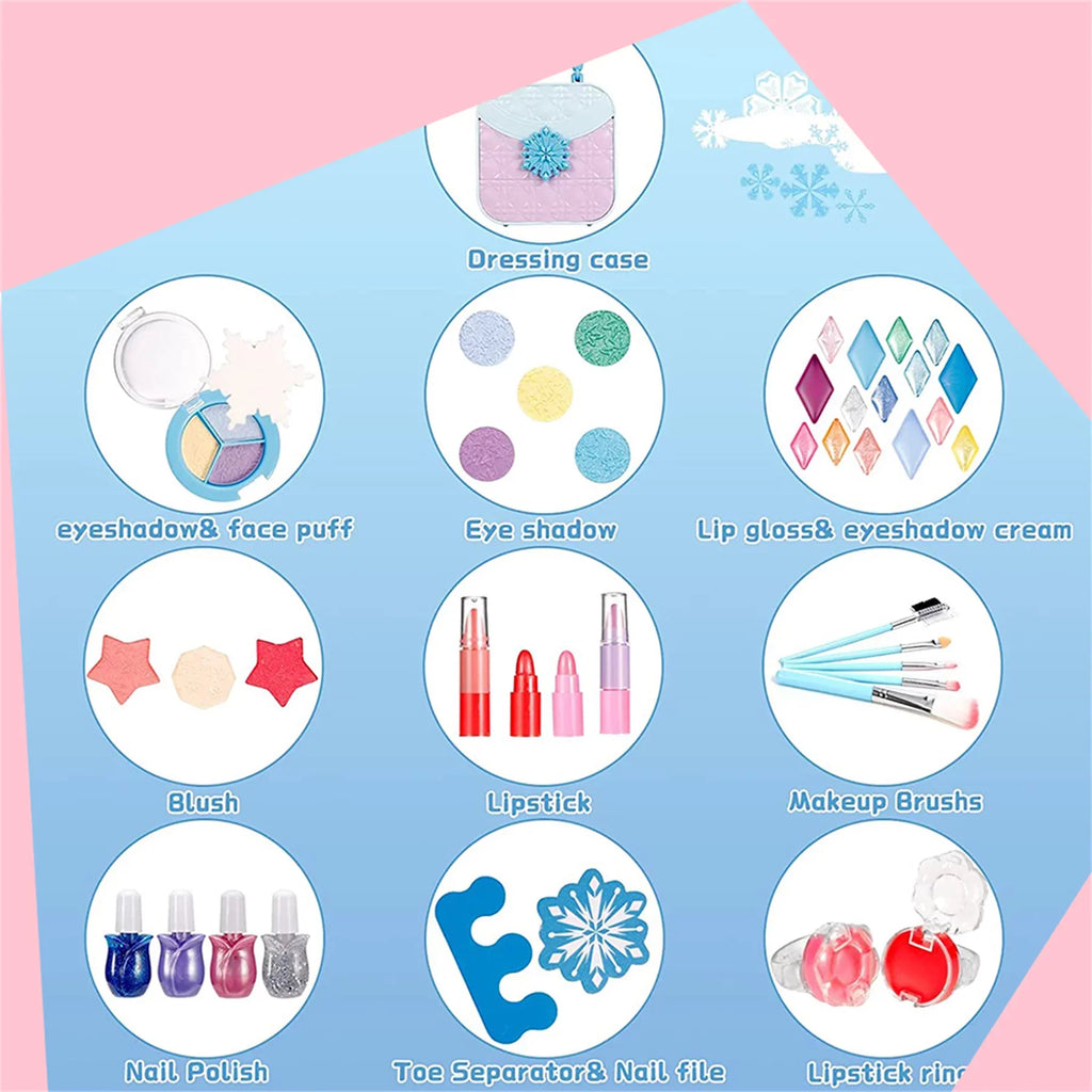Kids Makeup Kit for Girl Frozen Makeup Sizeet