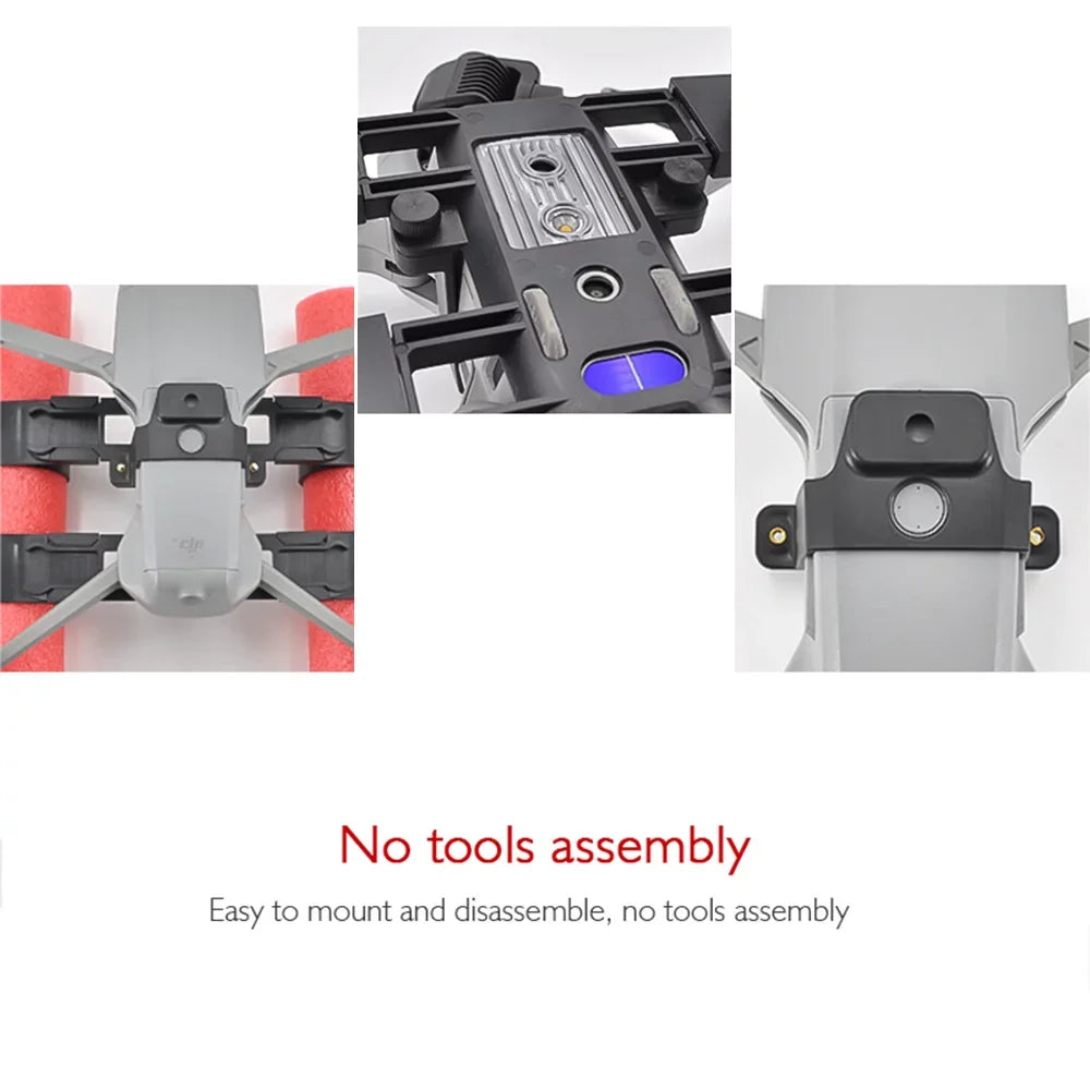 moobody Compatible with DJI Mavic Air 2 AIR 2Size Drone Float Holder Landing Gear Sizetick Bracket Heighten Extender Holder Training kit