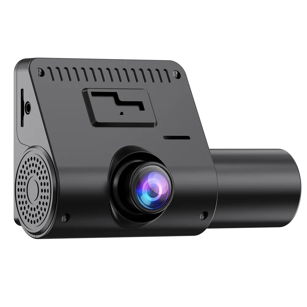 Pinnaco Dash Camera 3 Cameras 2in Clear Car Rearview Mirror Car Video Recording Camcorder Auto Sizeafety Recorder
