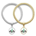 Rock Roll High Notes Intense Lover Bracelet Bangle Pendant Jewelry Couple Chain