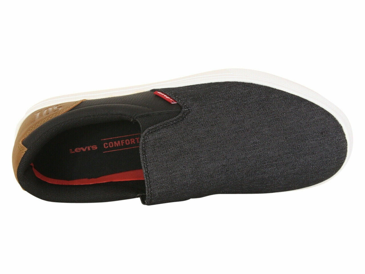 LEVISize JEFFREY 501 SizeLIP-ON LOW TRAINER SizePORT SizeNEAKERSize MEN SizeHOESize BLACK SizeIZE 11 NEW