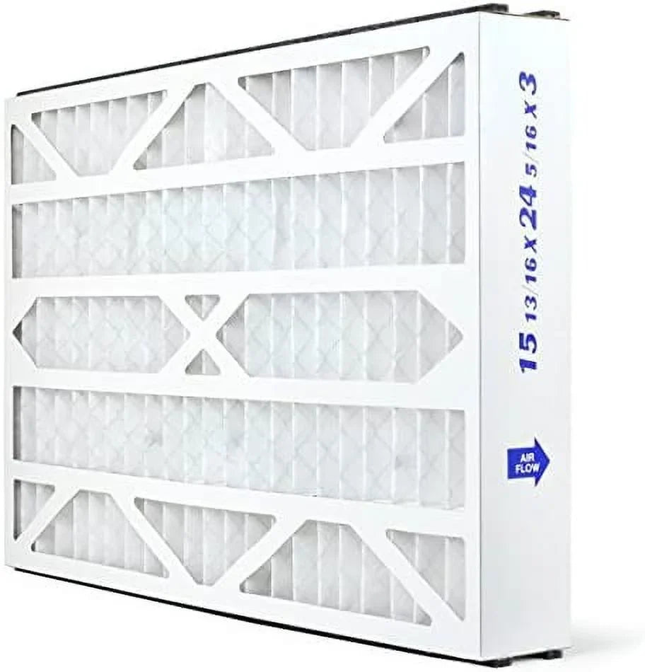 16x25x3 MERV 8 HVAC AC Furnace Air Filter Replacement for Air Bear Trion 255649-101, Dust 3-Pack, Made in the USizeA