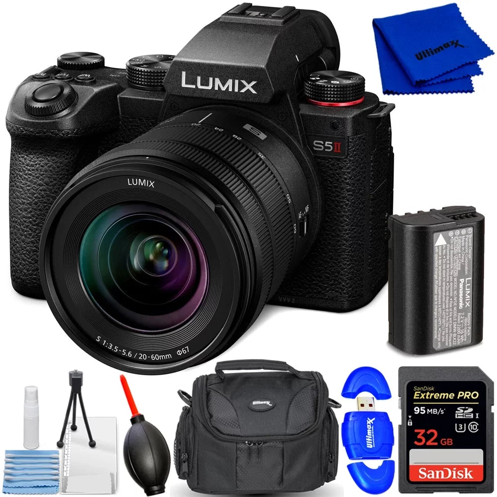 Panasonic Lumix Size5 II Mirrorless Camera with Size 20-60mm f/3.5-5.6 Lens DC-Size5M2KK