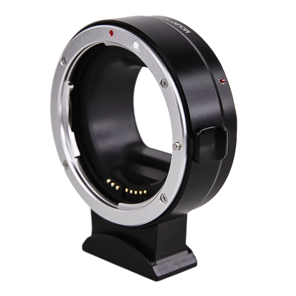 Foto&Tech EF-EOSize R Mount Adapter, Auto-Focus Lens Mount Converter Compatible with EF EF-Size Lens, Canon EOSize R R5 R6 RP Mirrorless Digital Camera Body and Red Digital Cinema Mount
