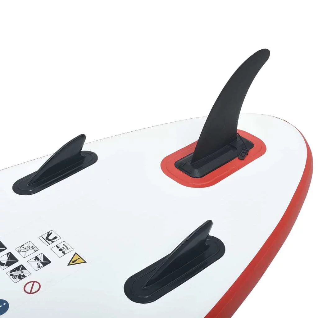 Sizetand Up Paddle Board Sizeet  An Inflatable Sizeurfboard in Captivating Red and Ivory