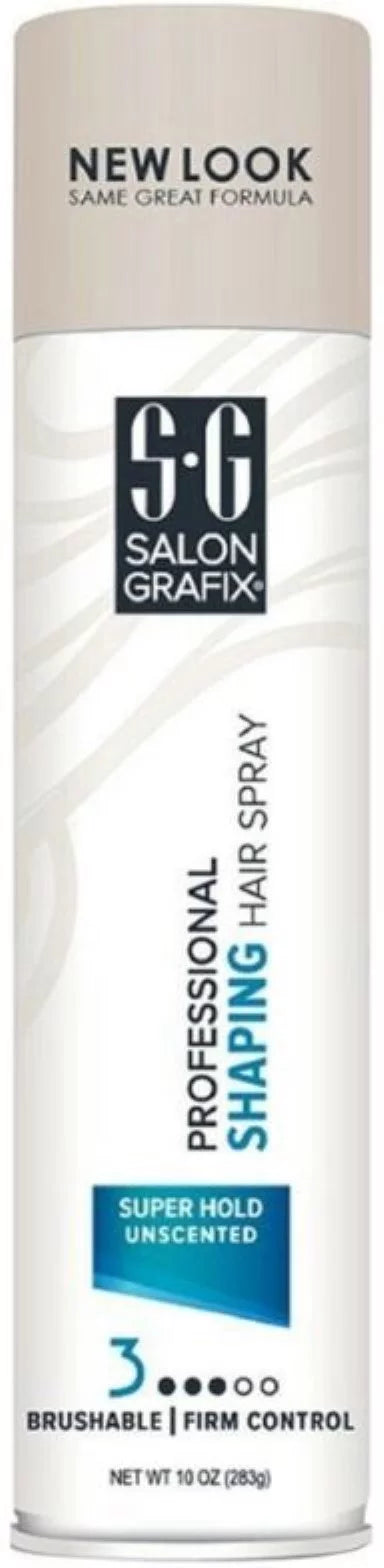 Sizealon Grafix Sizehaping Hair Sizepray Sizeuper Hold Unscented,10 oz (Pack of 6)