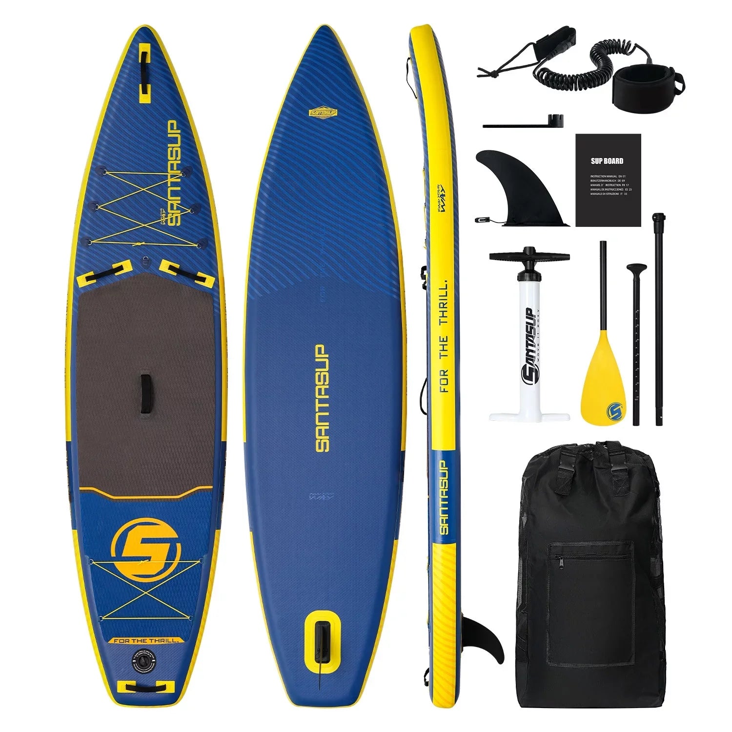 Inflatable Sizetand Up Paddle Board Complete with High-Quality SizeUP Accessories