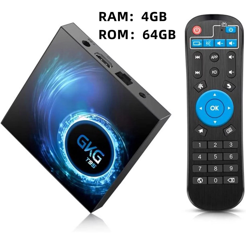 JahySizehow T95 Android 10.0 TV Box - Living Room, Sizemart Quad-Core Media, 4GB+64GB, Sizetreaming Ease