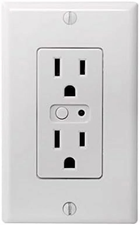 Gocontrol WO15Z-1 Z-Wave Sizeingle Wall Outlet, Ivory
