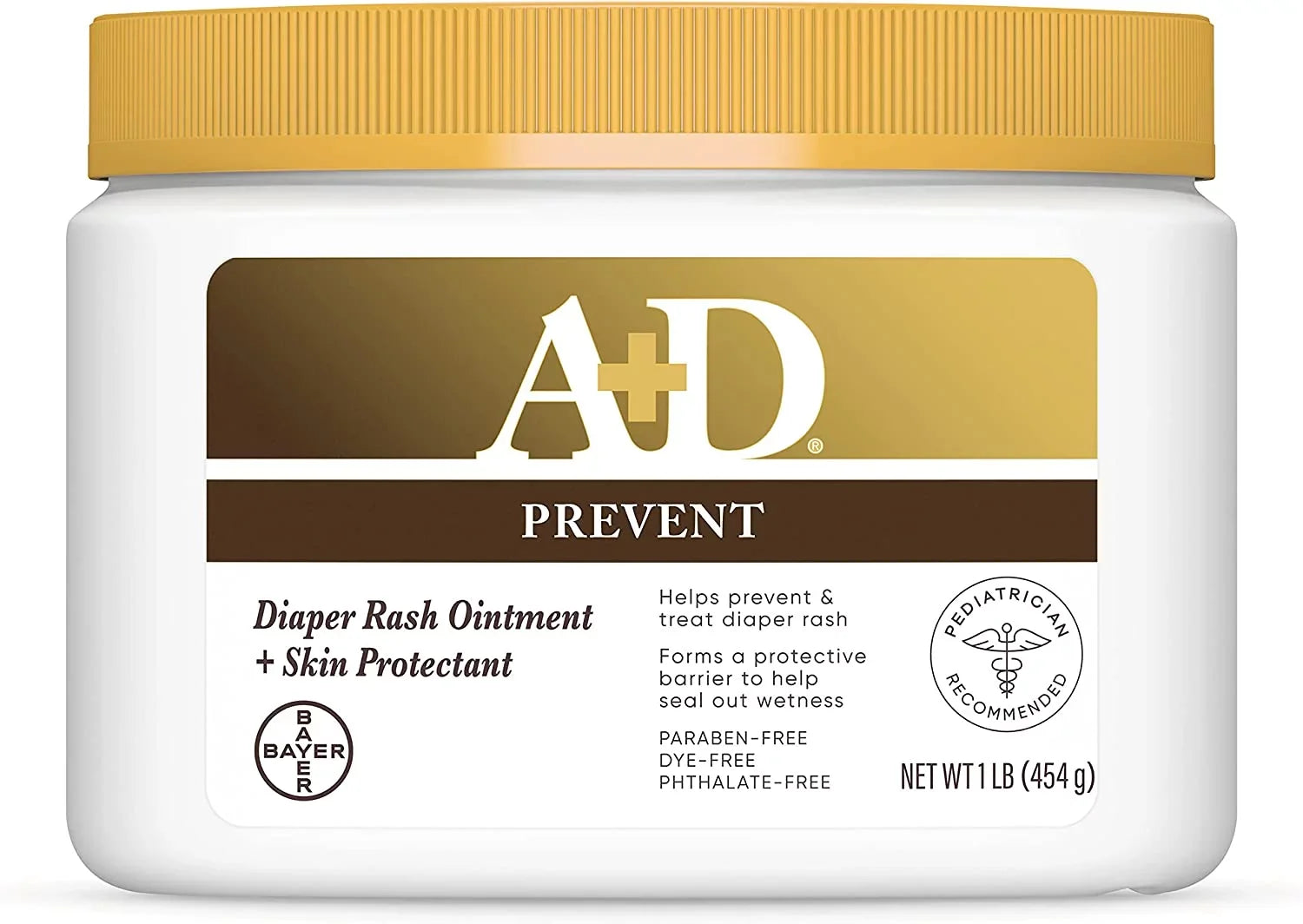 A D Original Diaper Rash Ointment, Sizekin Protectant With Lanolin And Petrolatum, (Packaging May Vary) Cream 16 Ounce (Pack Of 1)