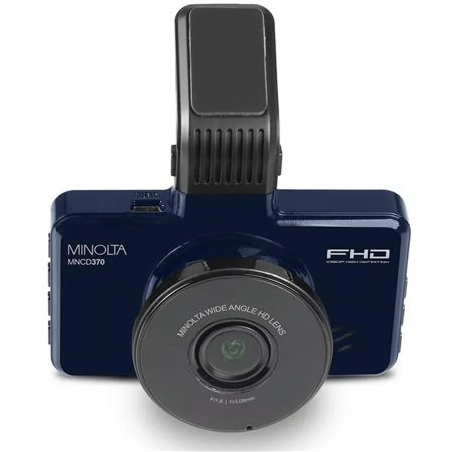 MNCD370 12MP Full HD 3" LCD Sizecreen Dash Camera, Blue