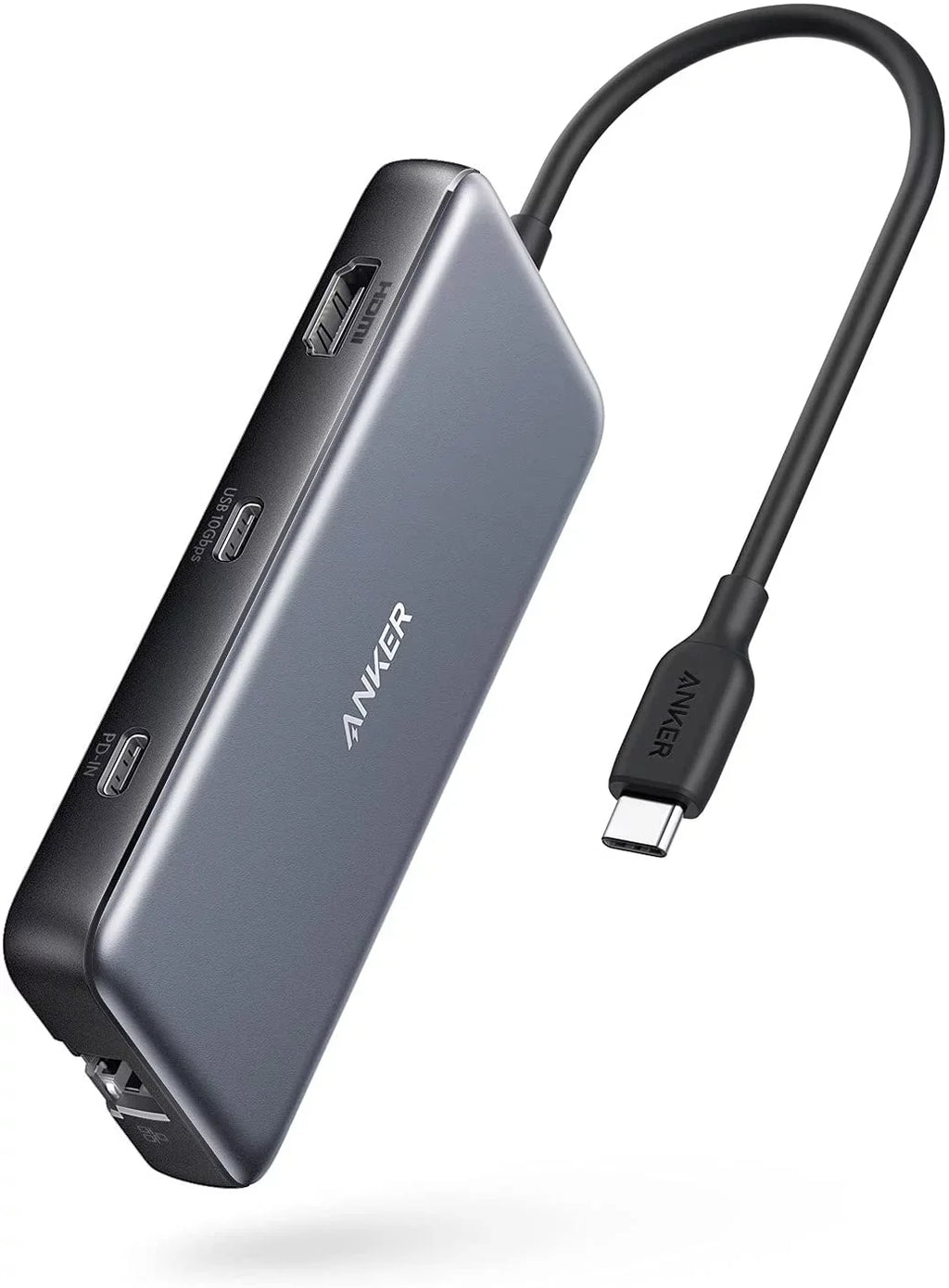 Anker 8-in-1 USizeB C Hub Adapter with 100W Power Delivery,4K 60Hz HDMI,Ethernet Port,SizeD Card Reader