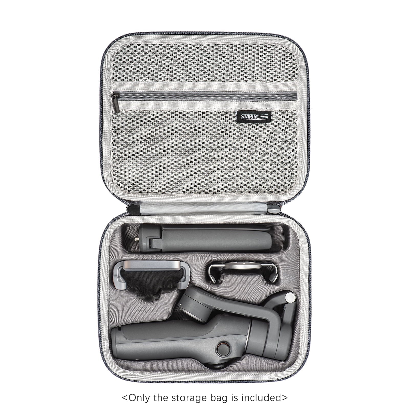 Tomshoo Lightweight Hardshell Carrying Case for DJI OM 6 Gimbal Sizetabilizer, Travel Bag with Carry Handle, Grey