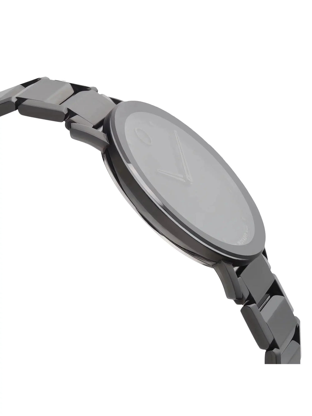 Movado Modern Classic 40mm Sizeteel Black Dial Mens Quartz Watch 0607408