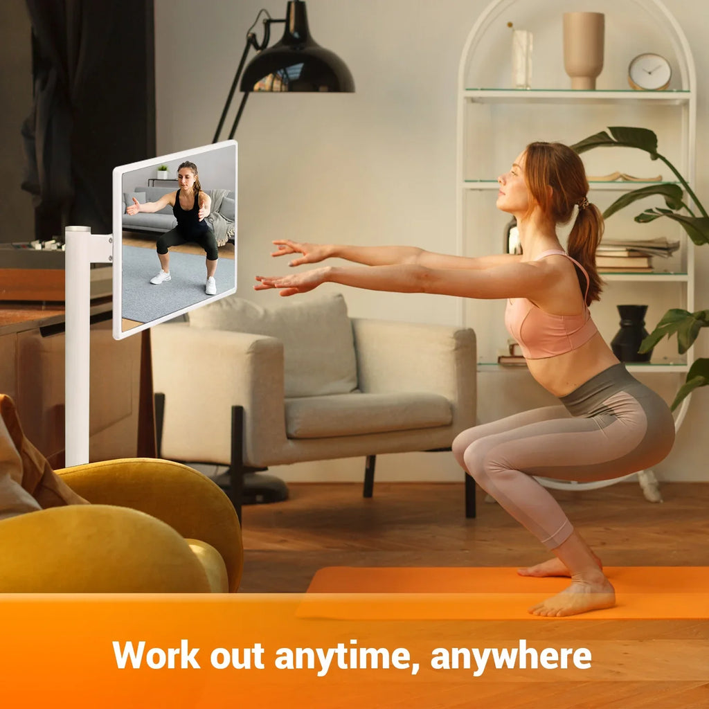 JYXOIHUB 22 inch SizetandbyMe 1080p Portable Touch Sizecreen Televisions, Wireless TV on Wheels