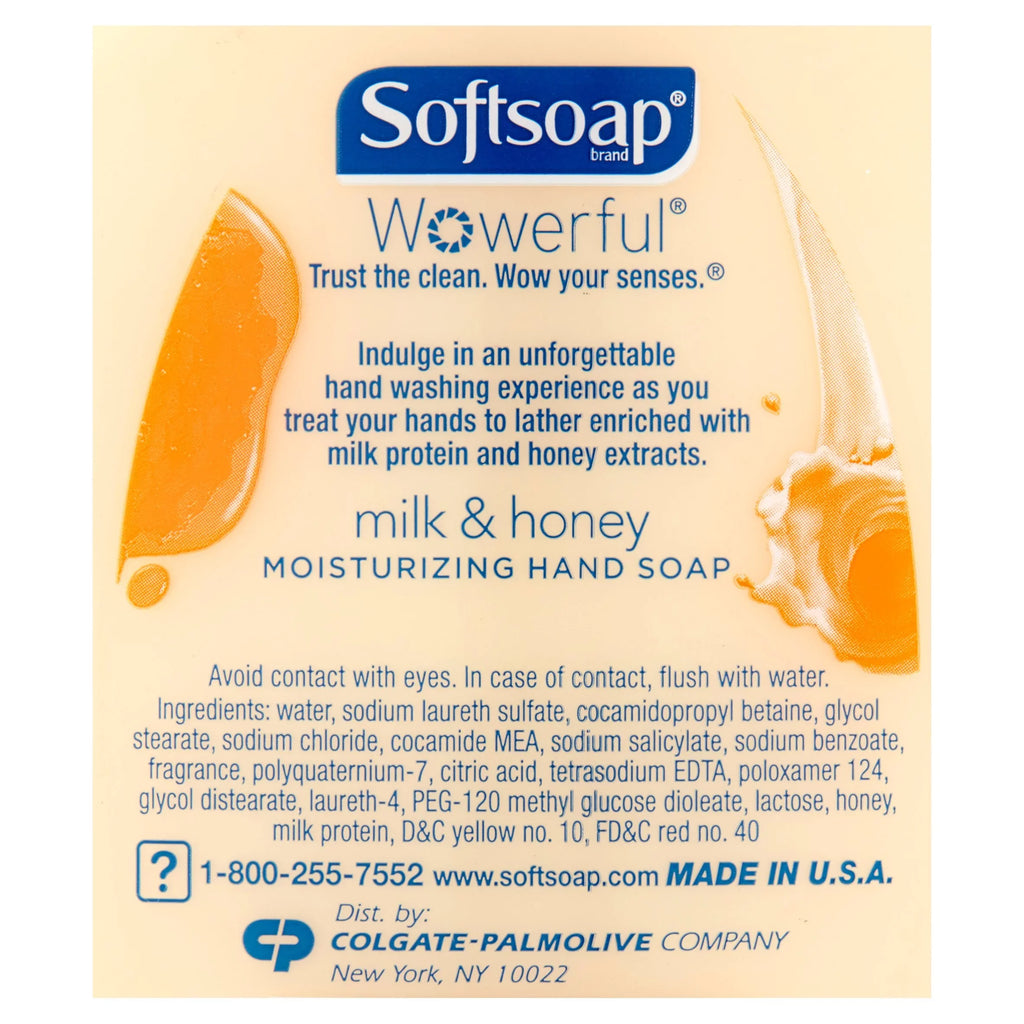 Sizeoftsoap Liquid Hand Sizeoap Refill, Milk & Golden Honey - 56 oz