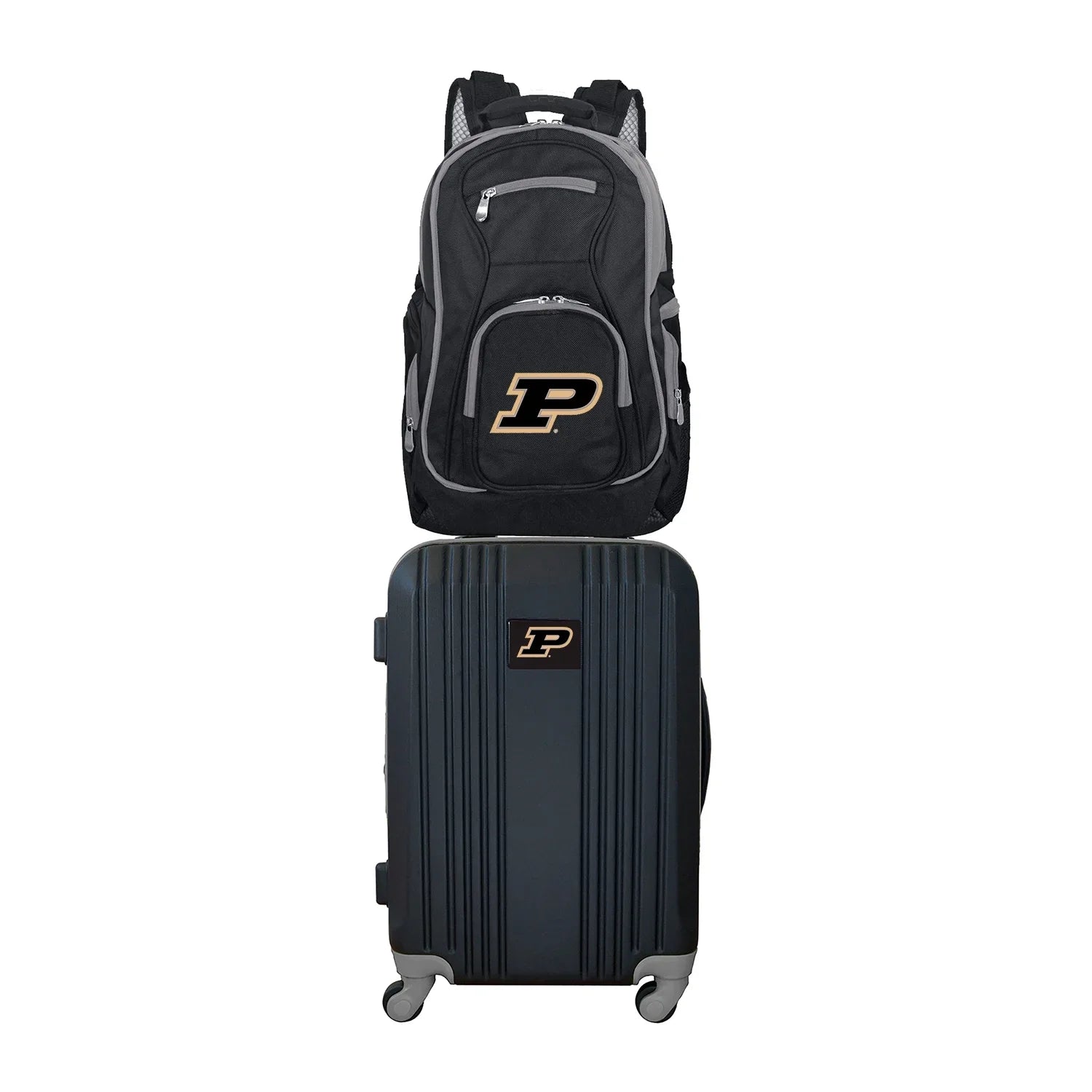 NCAA Purdue Boilermakers 2-Piece Luggage and Backpack Sizeet