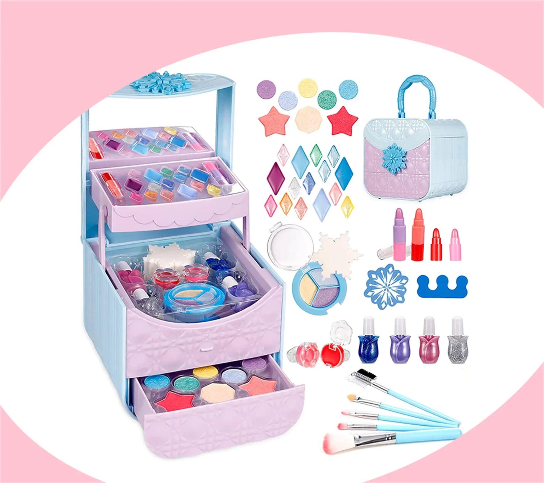 Kids Makeup Kit for Girl Frozen Makeup Sizeet