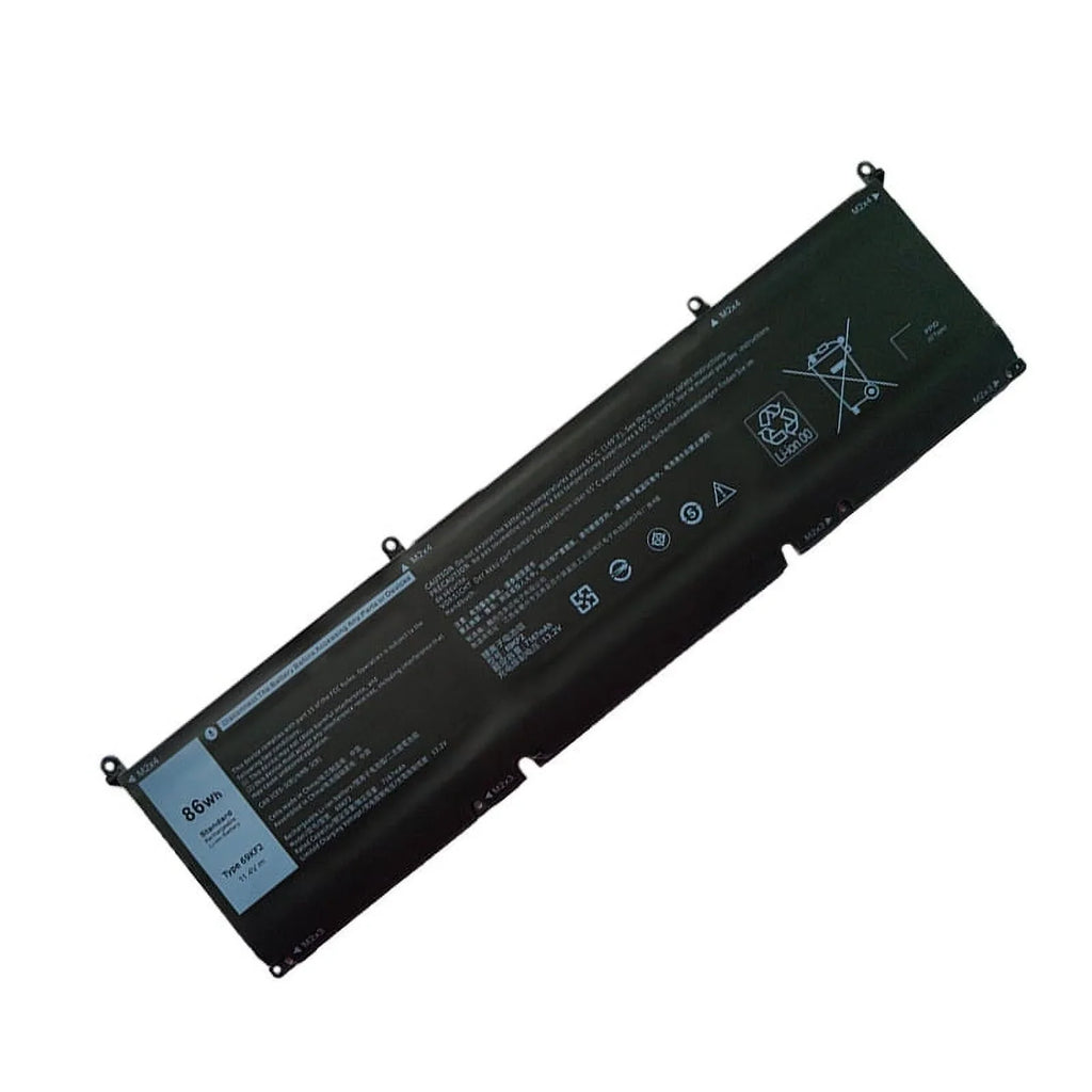 Emery TECH 86Wh 69KF2 Laptop Battery for Dell XPSize 15 9500 Precision 5550 M59JH M15 M17