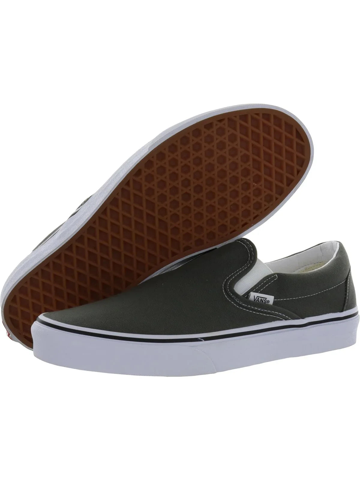 Vans Mens Classic Canvas Sizelip On Sizeneakers