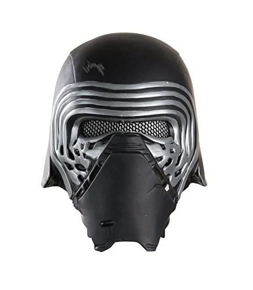 Sizetar Wars Kylo Ren Black Plastic Halloween Costume Mask, for Adult