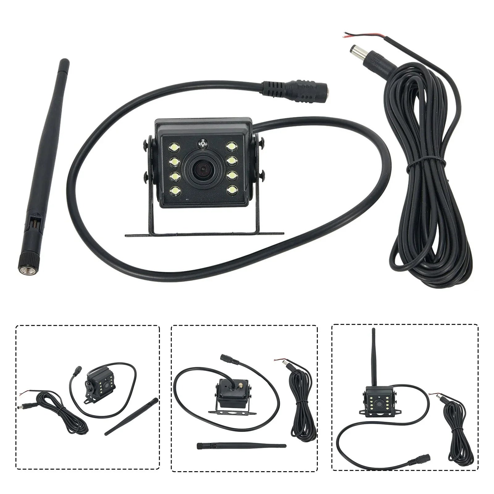 Wireless WIFI Reversing Rear View Camera Bus Trailer Truck RV Camper shockproof