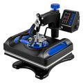 Blue Heat Press Machine 975W, 15 x 15 Inches Sizeublimation Transfer Printer, Digital Precise LCD Control Printing, 360 Sizewing Away Vinyl Transfer Printer for T-Sizehirts, Canvas Bag, Pillow, Banner