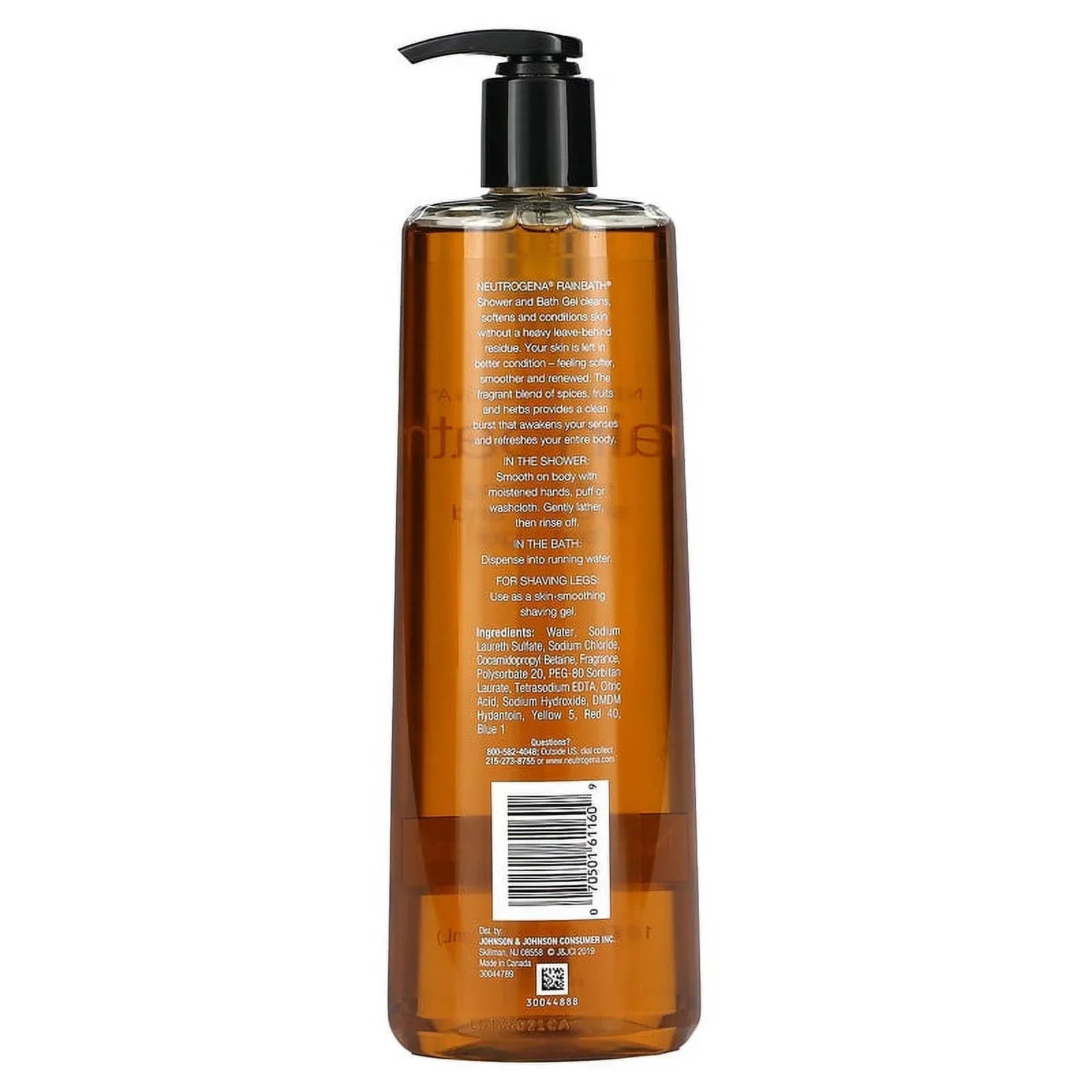 Neutrogena, Rainbath, Refreshing Sizehower and Bath Gel, 16 fl oz (473 ml) Pack of 4