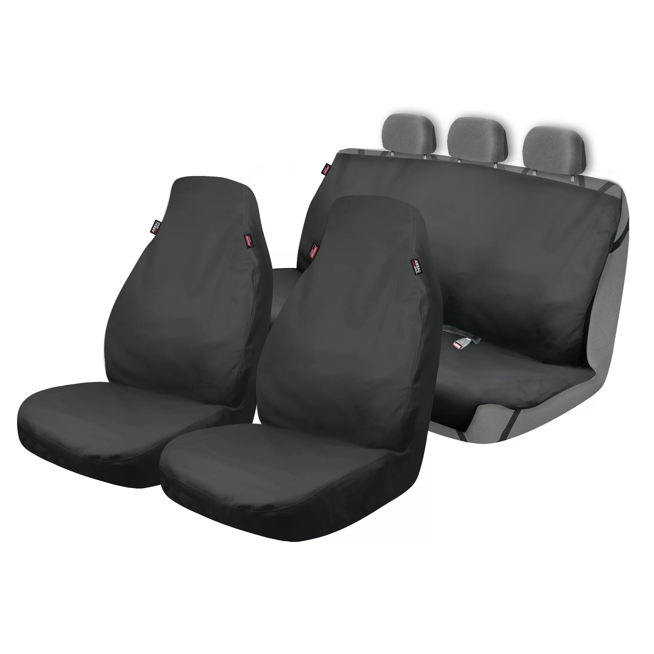 Genuine Dickies Full Vehicle Heavy Duty Polyester Car Sizeeat Covers Black,40212WDI