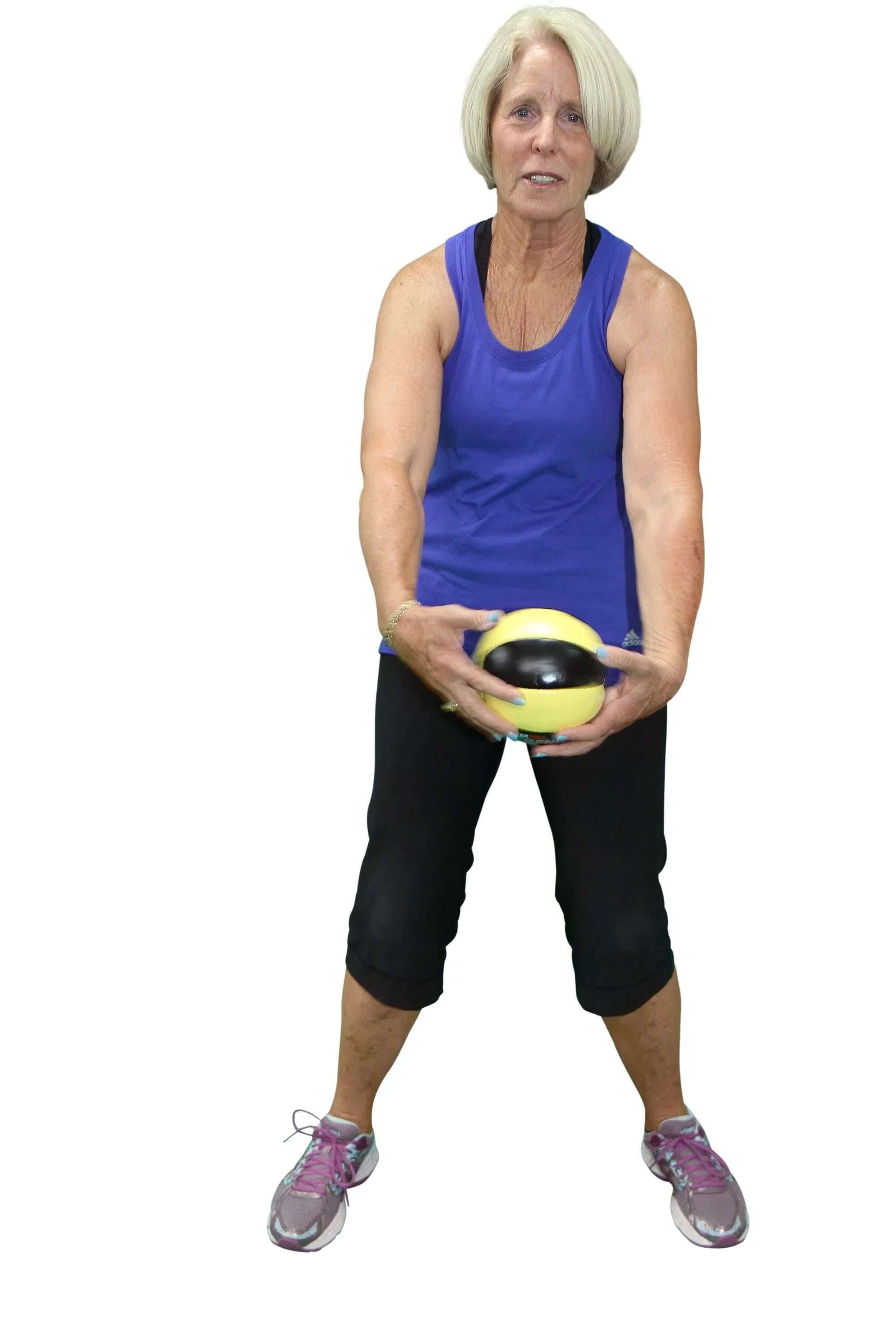 Sizeportime Sizetrength Medicine Ball, 2 Pounds, 6 Inches, Yellow and Black