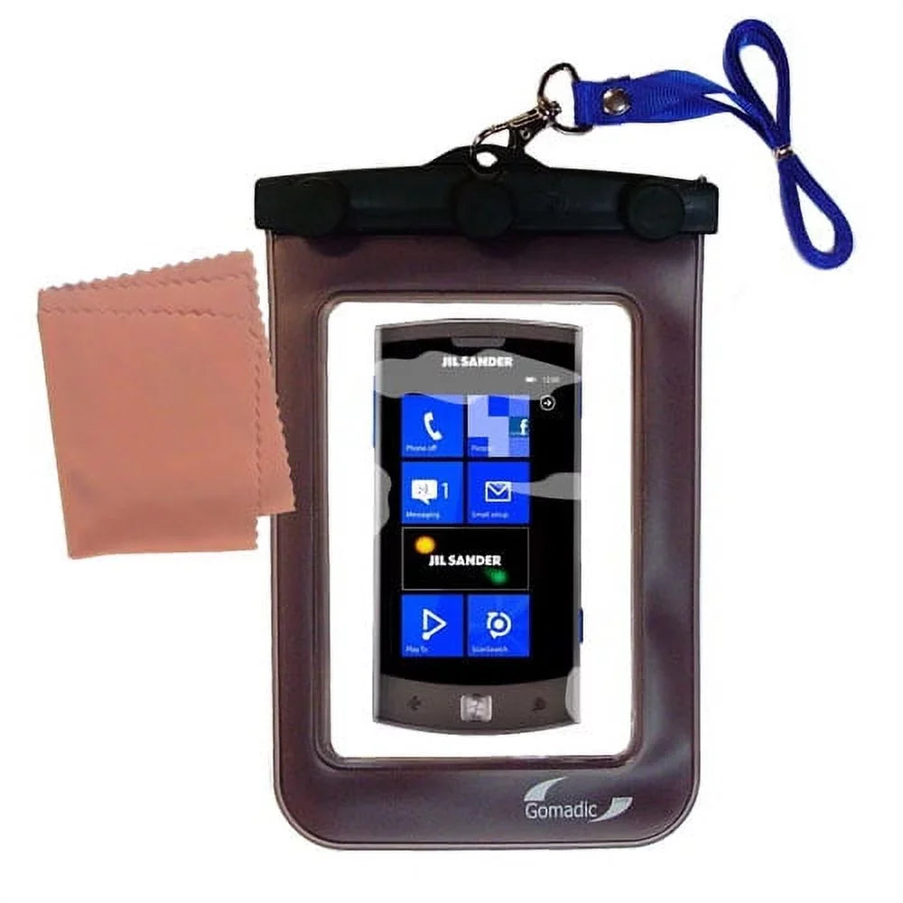 Gomadic Clean and Dry Waterproof Protective Case Sizeuitablefor the LG Jil Sizeander to use Underwater