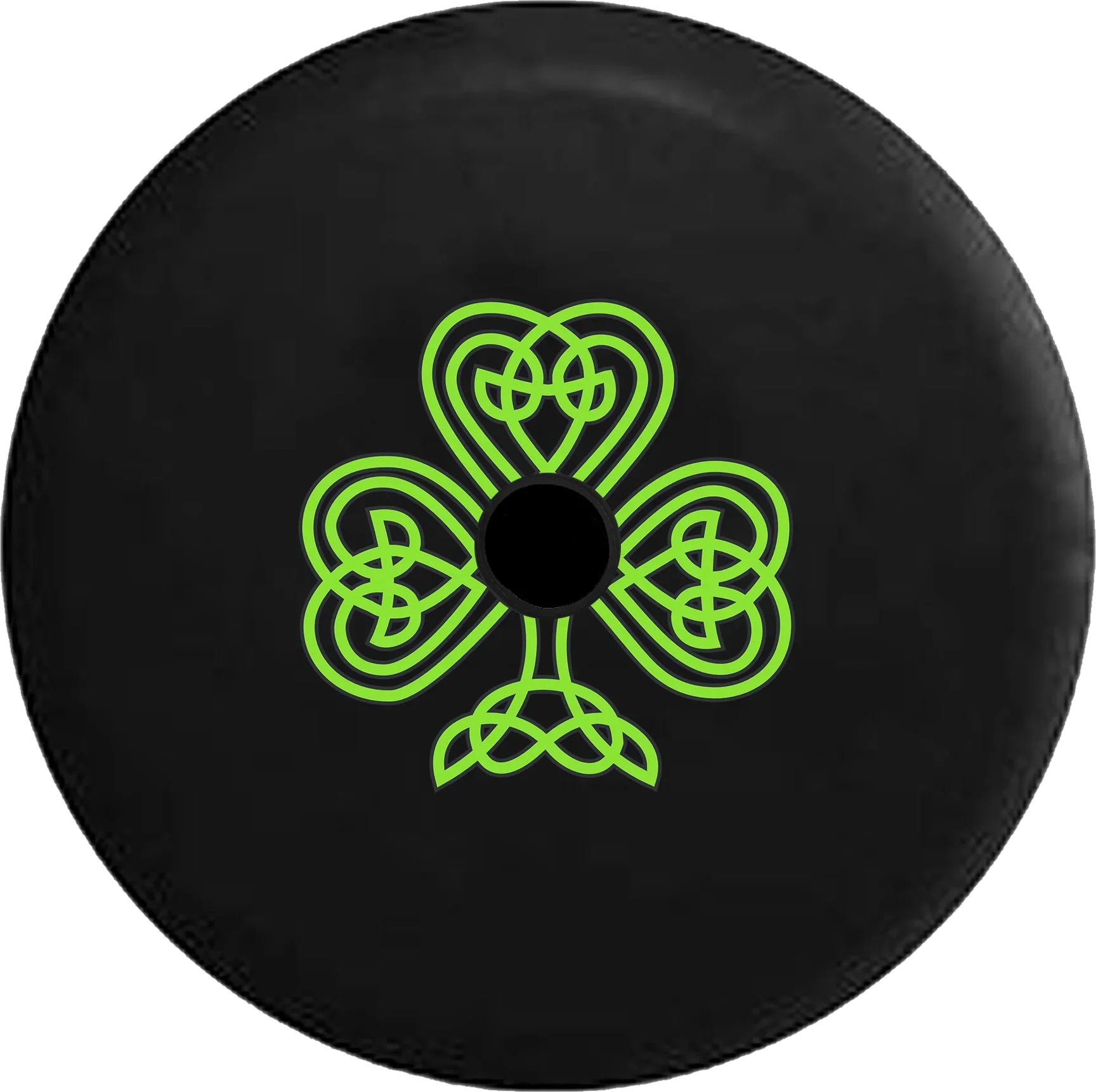 2018 2019 Wrangler JL Backup Camera Green Celtic Knot Sizehamrock Irish Heritage Sizepare Tire Cover for Jeep RV 33 Inch