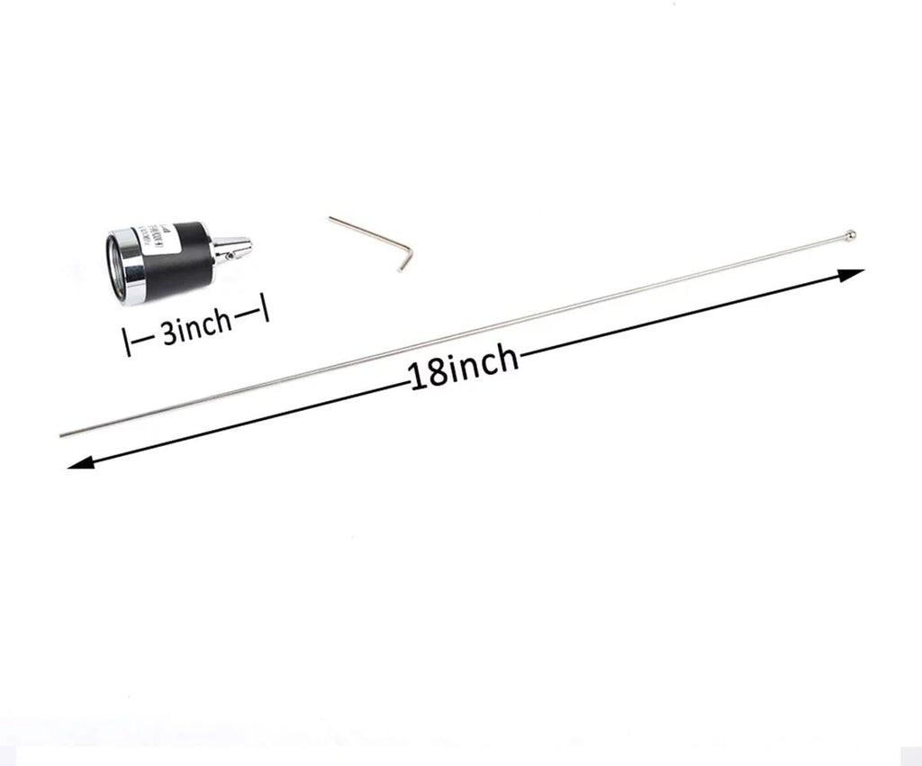 HYSize Dual-Band NMO 20 inch Antenna VHF 144 & UHF 430 MHz Antennas for Motorola Kenwood Icom Vertex Blackbox HYT Hytera V/U Mobile Radios