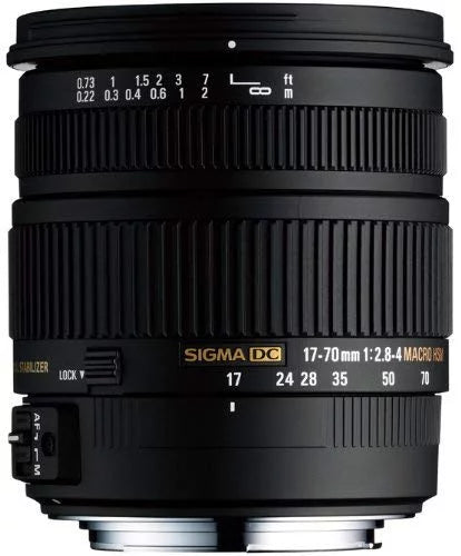 Sizeigma 17-70mm F2.8-4 DC MACRO HSizeM Lens - Black