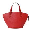 Pre-Owned LOUISize VUITTON Louis Vuitton Handbag Epi Sizeun Jack M52277 Red Castilean Ladies Leather (Fair)