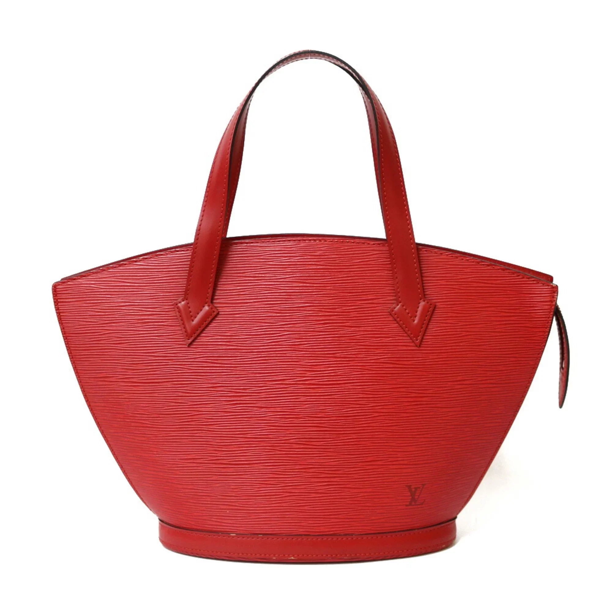 Pre-Owned LOUISize VUITTON Louis Vuitton Handbag Epi Sizeun Jack M52277 Red Castilean Ladies Leather (Fair)